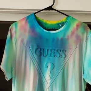 Guess tie dye shirt